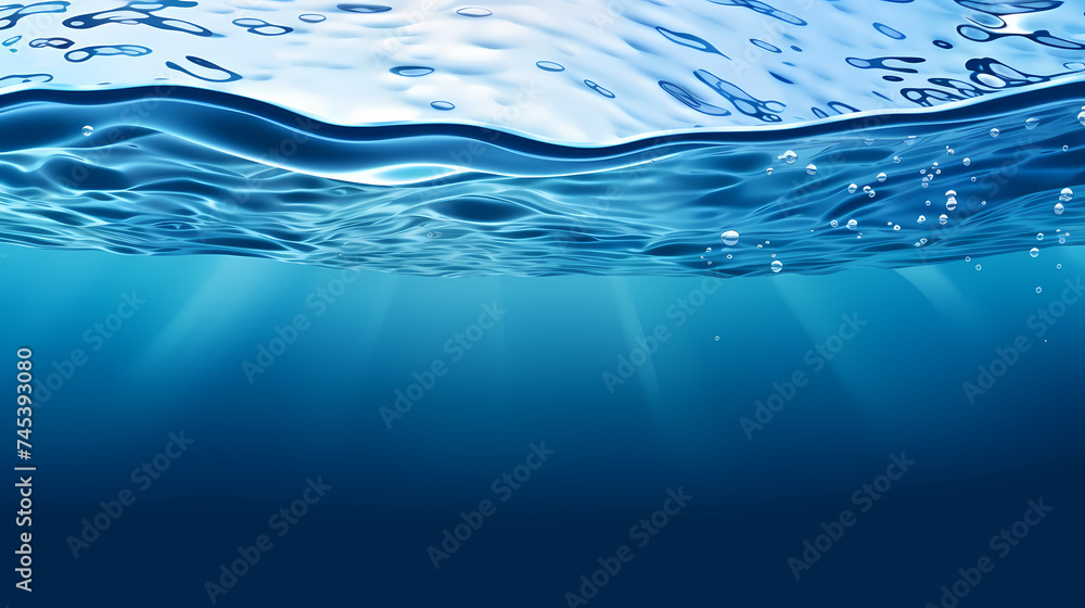 Abstract blue water wave texture, world water day concept, idea of saving water and protecting world environment Abstract blue water wave texture, world water day concept, idea of saving water and protecting world environment