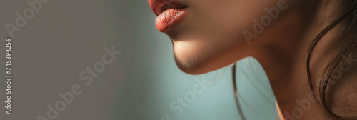 Female beautiful body close up. Beautiful perfect body. Cosmetic beauty procedures © patternforstock