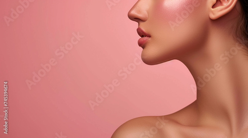 Female beautiful body close up. Beautiful perfect body. Cosmetic beauty procedures