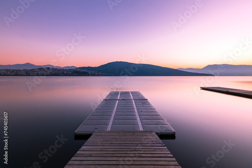 pier at sunset