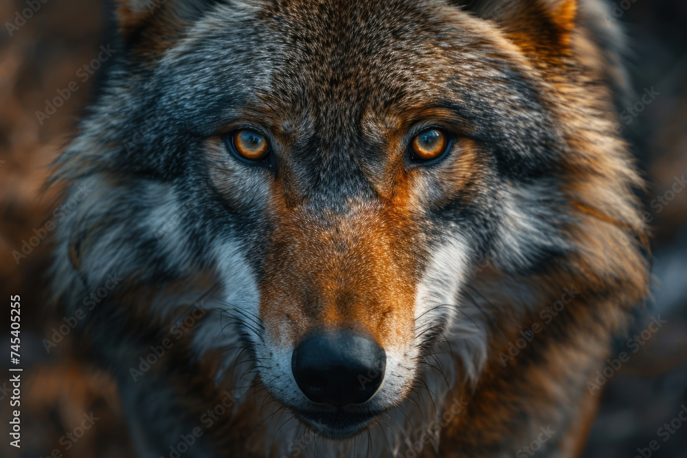 Fototapeta premium Deer in the Morning forest