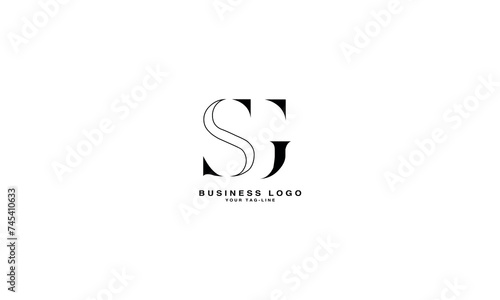 SG, GS, S, G, Abstract Letters Logo Monogram