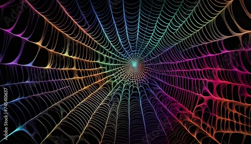 Colorful Spiderweb