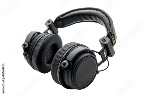Professional studio headphones for quality sound  cut out - stock png.