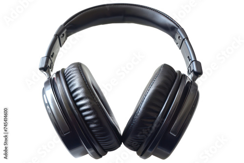 Professional studio headphones for quality sound, cut out - stock png.