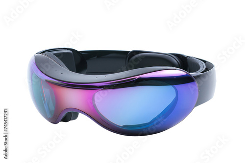 Modern virtual reality headset, cut out - stock png.