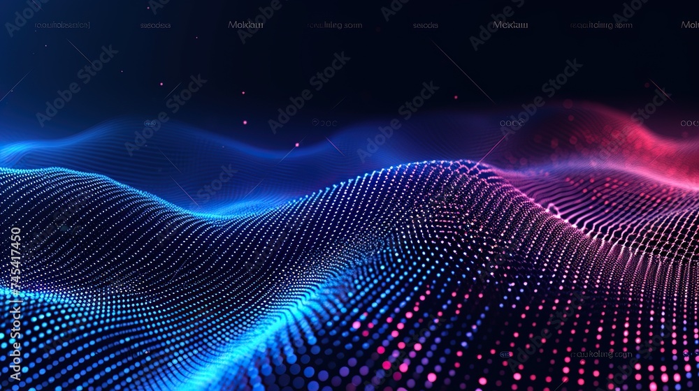 Abstract Technology Particles Mesh Background Abstract Technology Particles Mesh Background