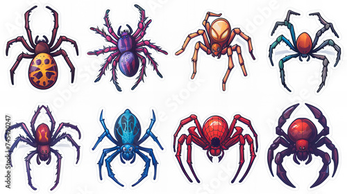 Spider Sticker Collection