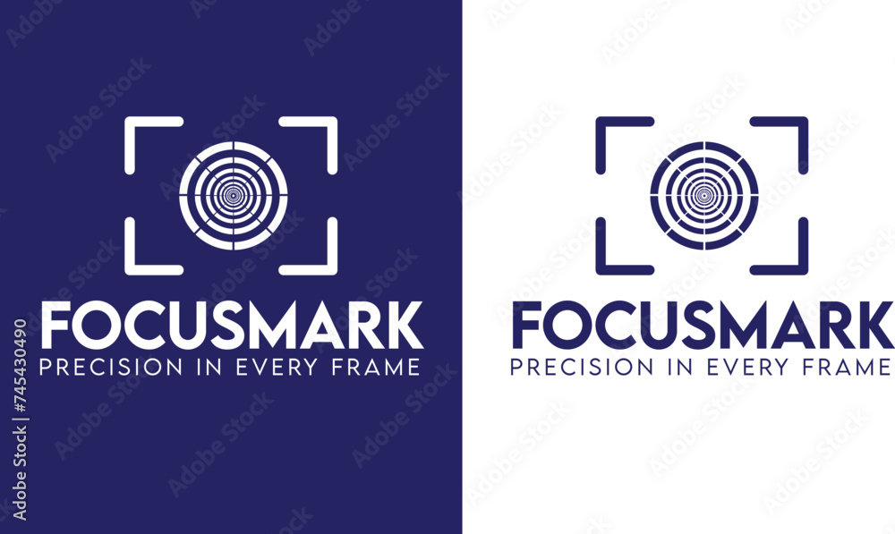 Photography logo FocusMark , Camera Logo Design Photography logo FocusMark , Camera Logo Design