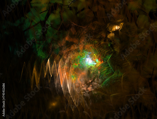 Imaginatory fractal abstract background Image