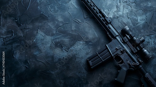 A sports accessory, an expander with a carbine, set against a dark background