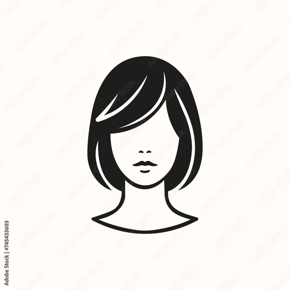 Portrait of a woman, avatar. The head of a girl. Vector illustration Portrait of a woman, avatar. The head of a girl. Vector illustration