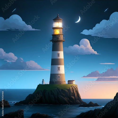 lighthause illustration