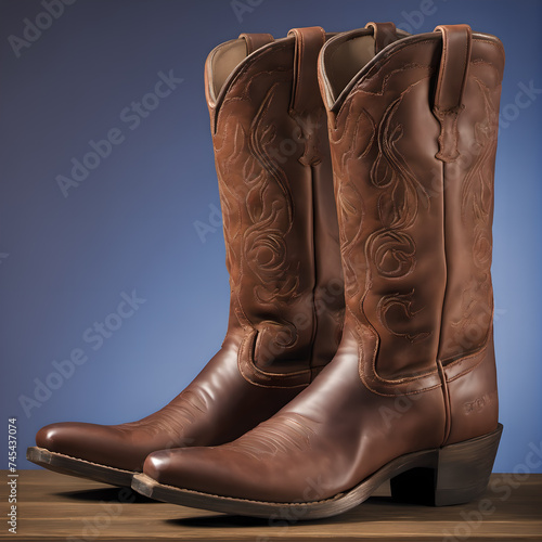 pair of cowboy boots