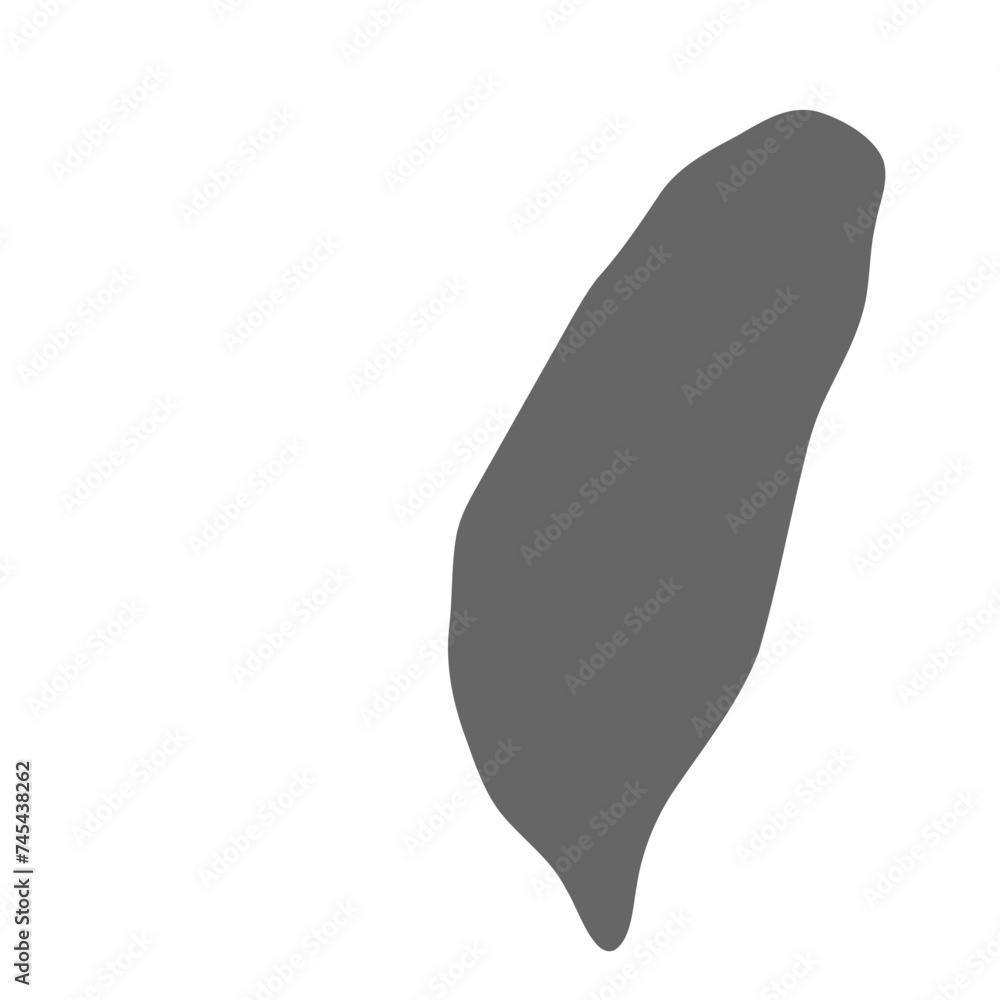 Taiwan country simplified map. Grey stylish smooth map. Vector icons isolated on white background. Taiwan country simplified map. Grey stylish smooth map. Vector icons isolated on white background.