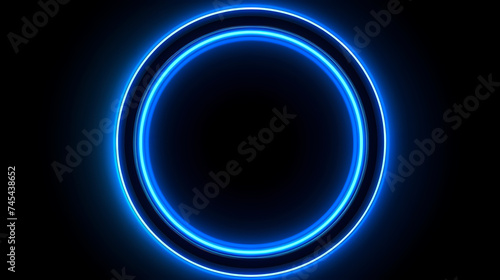 bright illuminated circle