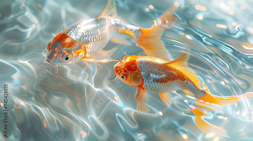 goldfish in aquarium