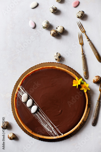 Wielkanocna tarta czekoladowa