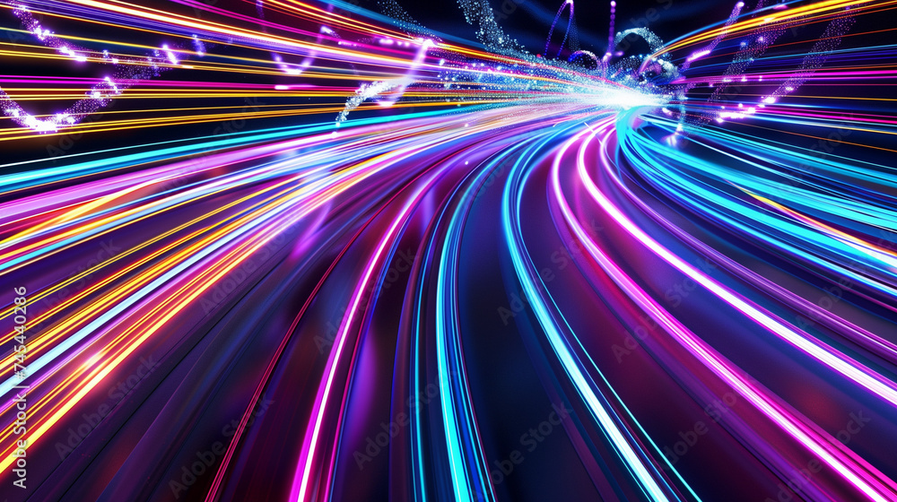 abstract background of lights with motion blur abstract background of lights with motion blur