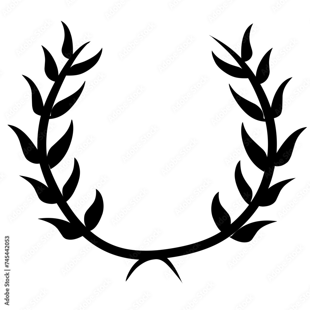 laurel wreath icon laurel wreath icon