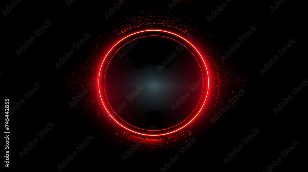 Showing vibrant glowing circles Showing vibrant glowing circles