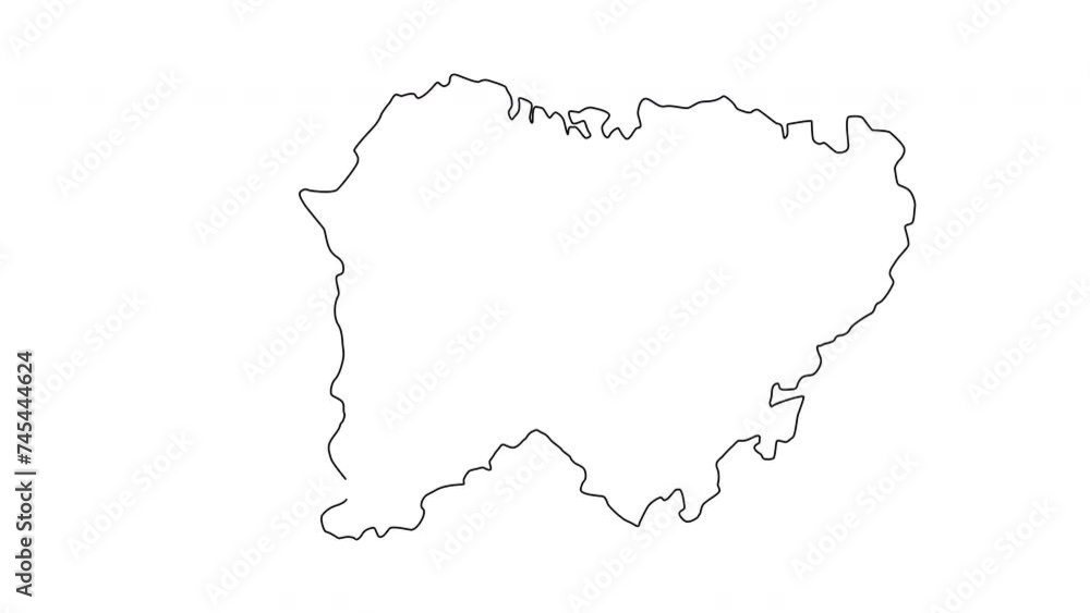 animated sketch map of Salamanca in Spain animated sketch map of Salamanca in Spain