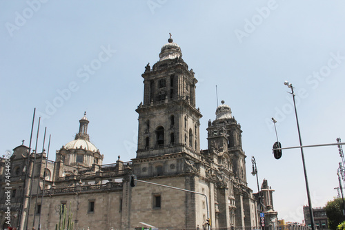 Catedral en el centro de la Ciudad de México