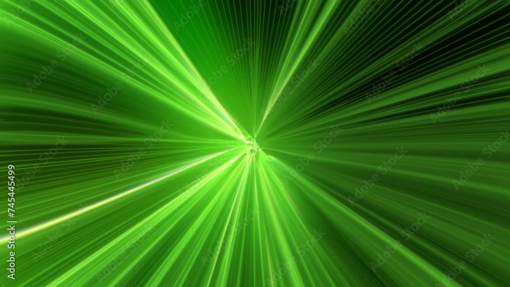 Green energy magic high-speed high-tech light digital tunnel frame of futuristic light rays energy lines. Abstract background. Video in high quality 4k, motion design Green energy magic high-speed high-tech light digital tunnel frame of futuristic light rays energy lines. Abstract background. Video in high quality 4k, motion design