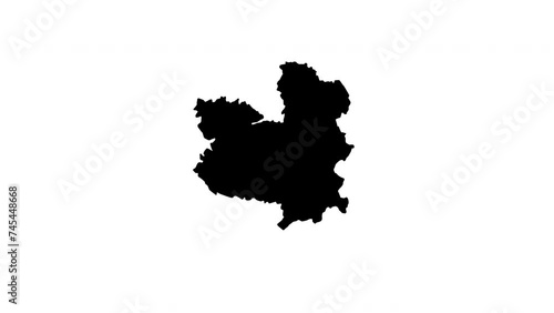 animated video of the map of Albacete in spain photo