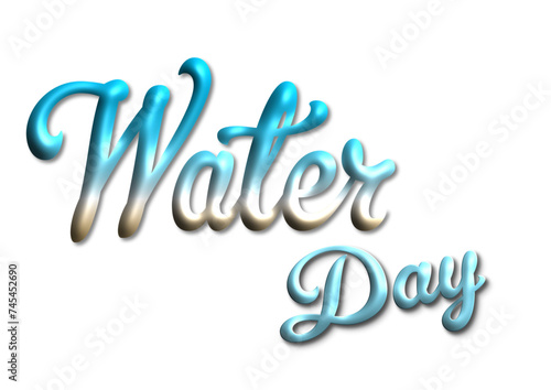 International water day, light blue, vector graphics for posters, cards, postcards, invitations, banners, advertising, multicolor	