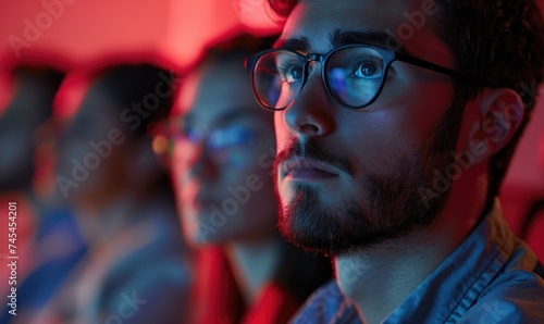 A person at the audience in...