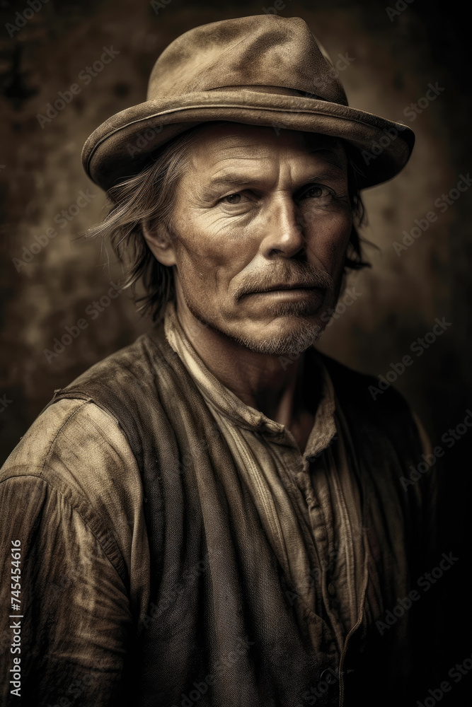 Portrait of a hard working man Portrait of a hard working man