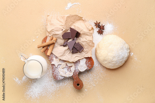 Homemade cookie baking ingr...