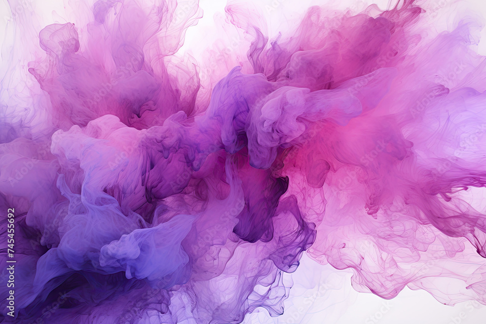 A mysterious purple and pink substance swirling gracefully in the air, creating a mesmerizing and magical atmosphere A mysterious purple and pink substance swirling gracefully in the air, creating a mesmerizing and magical atmosphere