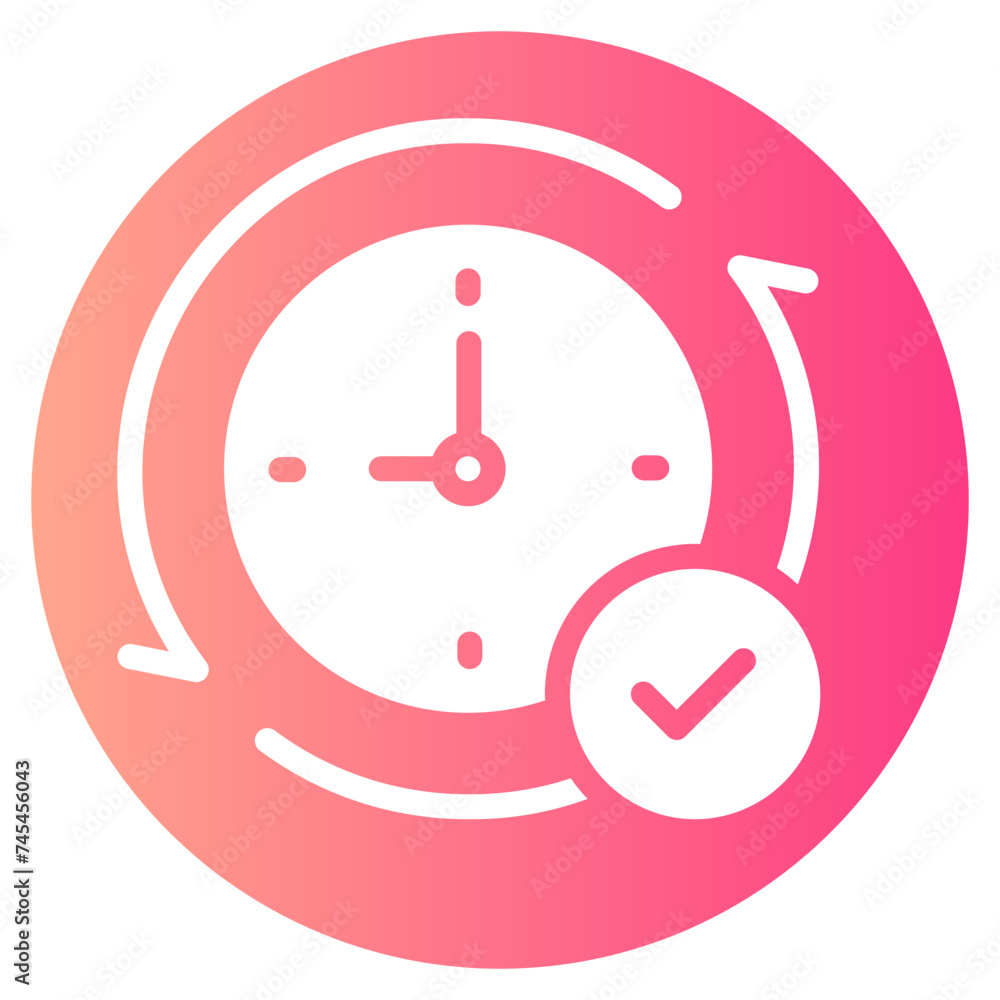 routine gradient icon routine gradient icon