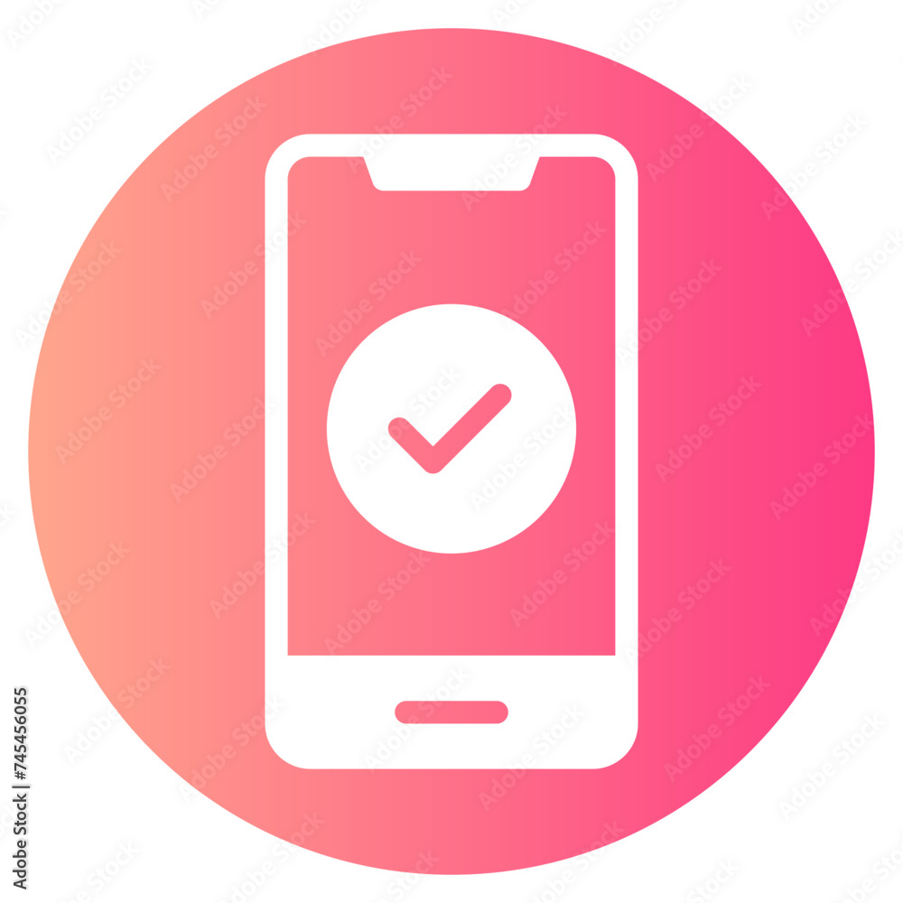 smartphone gradient icon smartphone gradient icon
