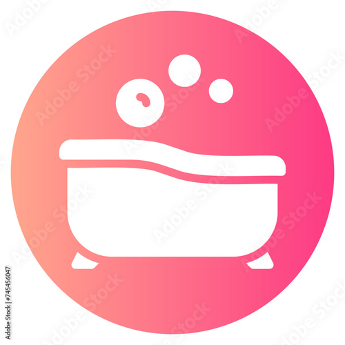 bath gradient icon