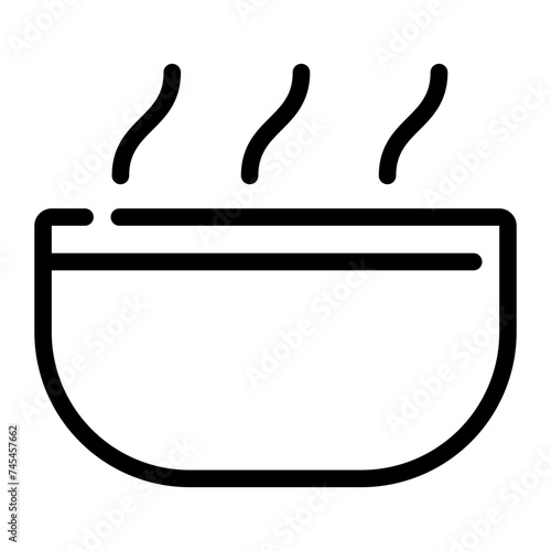 breakfast line icon