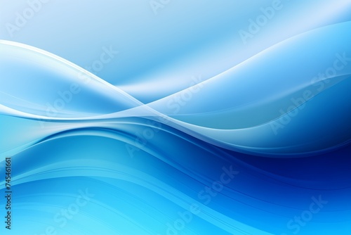 Blue Abstract Background, Vibrant Composition of Dynamic Shapes for Graphic Design and Presentations