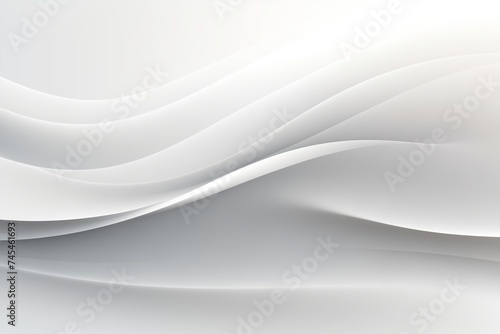 Gray White Waves Design, Minimalist Backdrop for Posters, Clean, Versatile, Modern Aesthetics