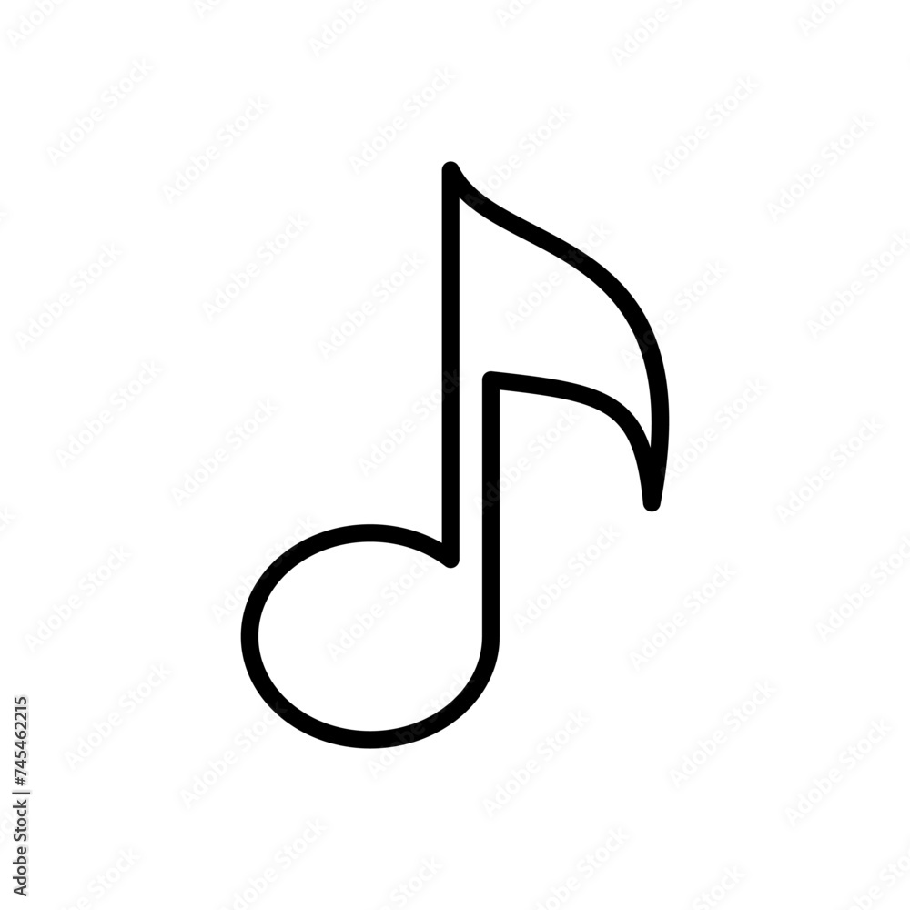 Music icon vector. note music icon vector Music icon vector. note music icon vector