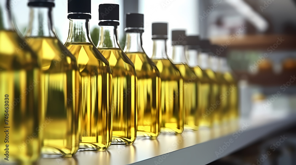 Fresh olive oil, olives background Fresh olive oil, olives background