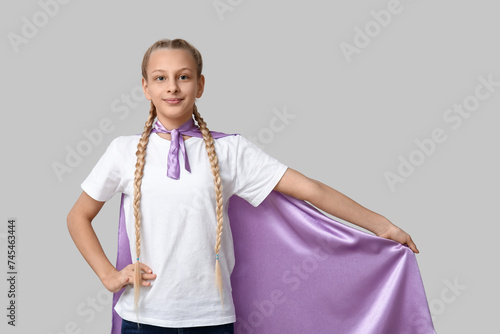 Cute teenage girl dressed a...