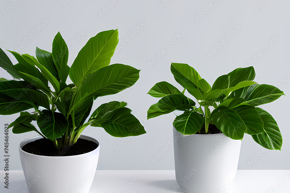 plant in a pot, generative ai