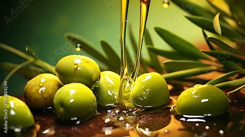 Olive oil commercial photography, olive close-up