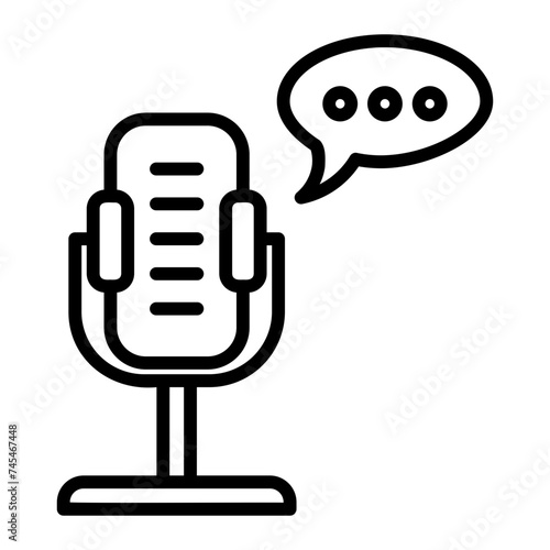 conversation podcast icon