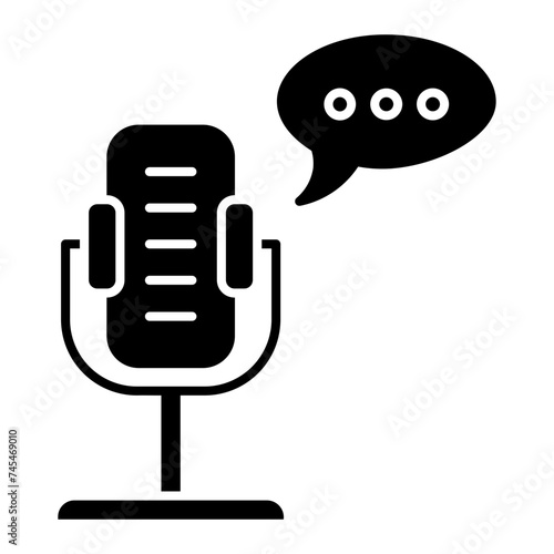 conversation podcast icon