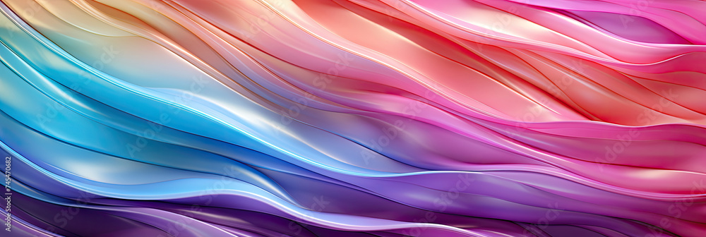 Close up of a vibrant multicolored background with wavy lines creating a mesmerizing and harmonious visual effect Close up of a vibrant multicolored background with wavy lines creating a mesmerizing and harmonious visual effect
