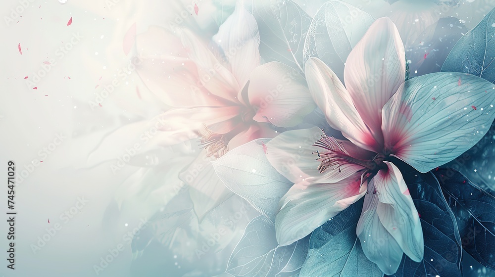abstract floral background with place for your text abstract floral background with place for your text