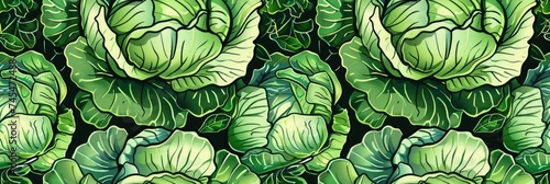cute cabbage background photo